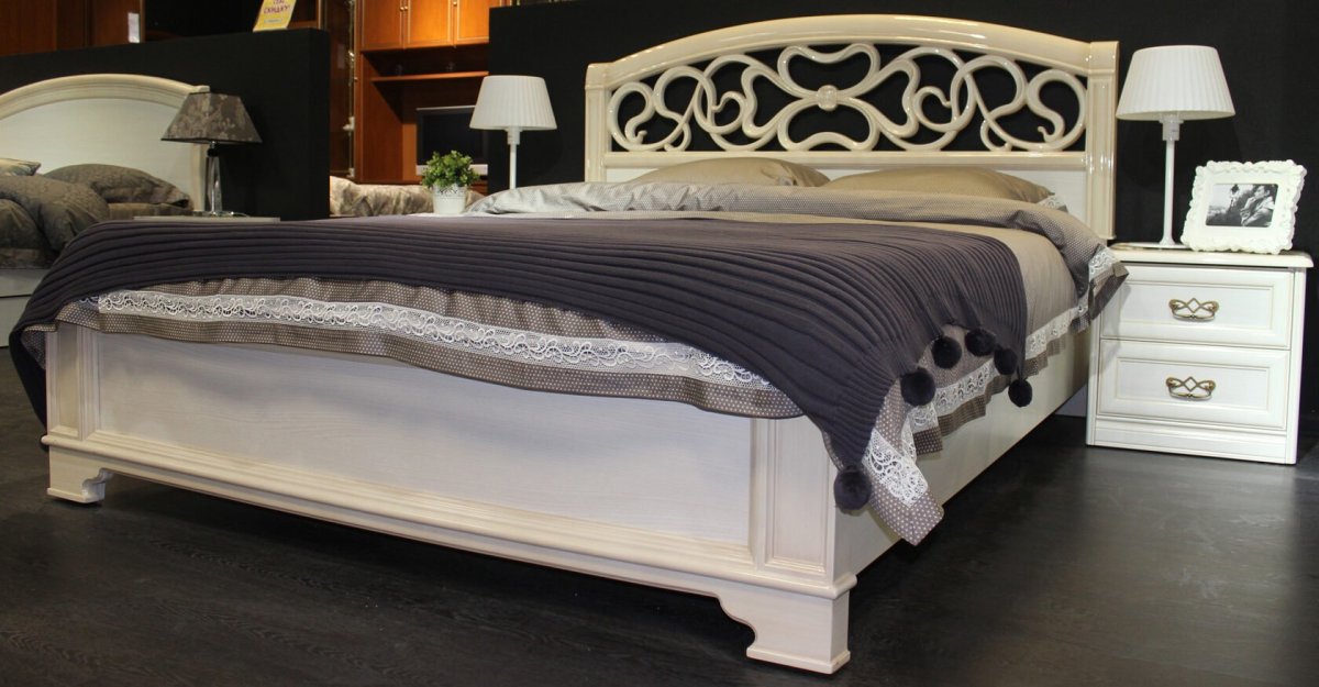 Кровать Шатура Тиффани ясень