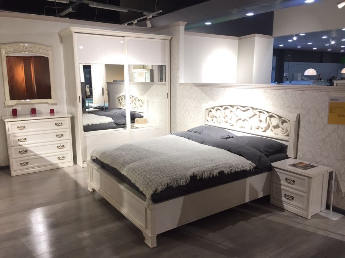 Спальный гарнитур Тиффани ясень Шатура