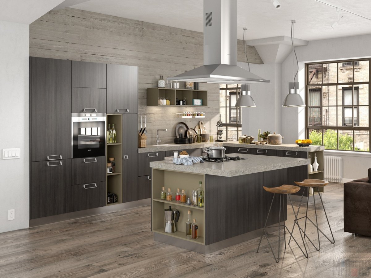 Кухня с островом