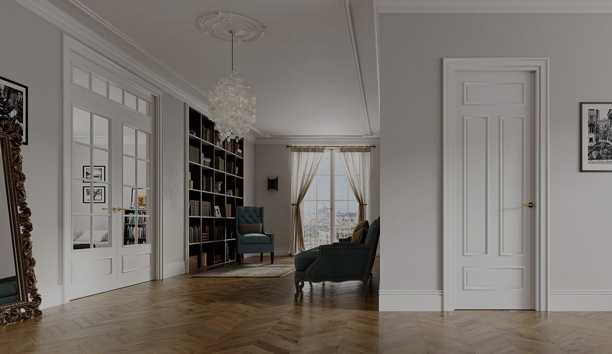 Межкомнатные двери в скандинавском стиле