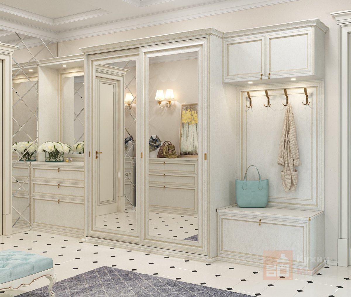 Прихожая Сканди лофт