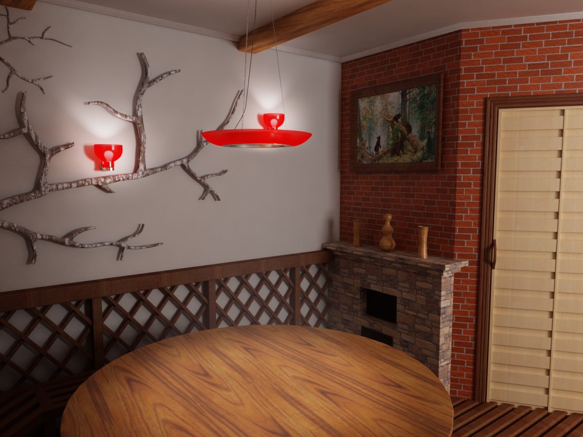 Интерьер бани