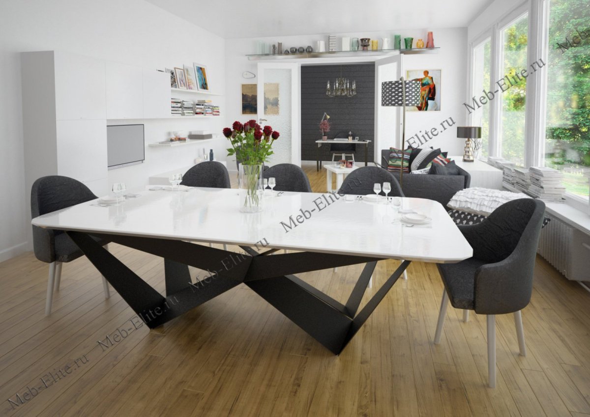 Стол Loft из слэба компьютерный