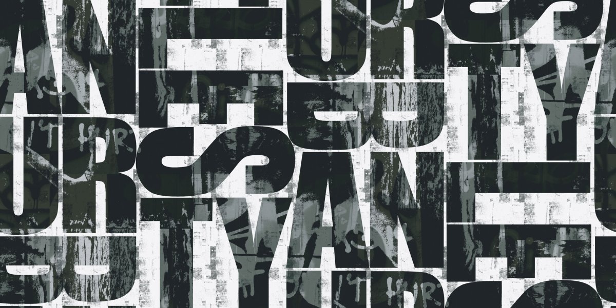 Обои с буквами