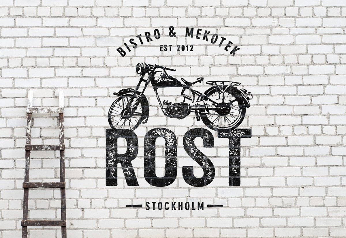 Логотип в стиле лофт