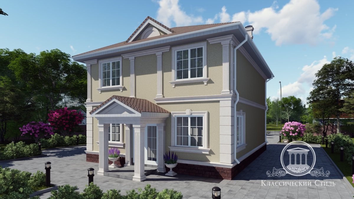 Двухэтажный дом в Америке