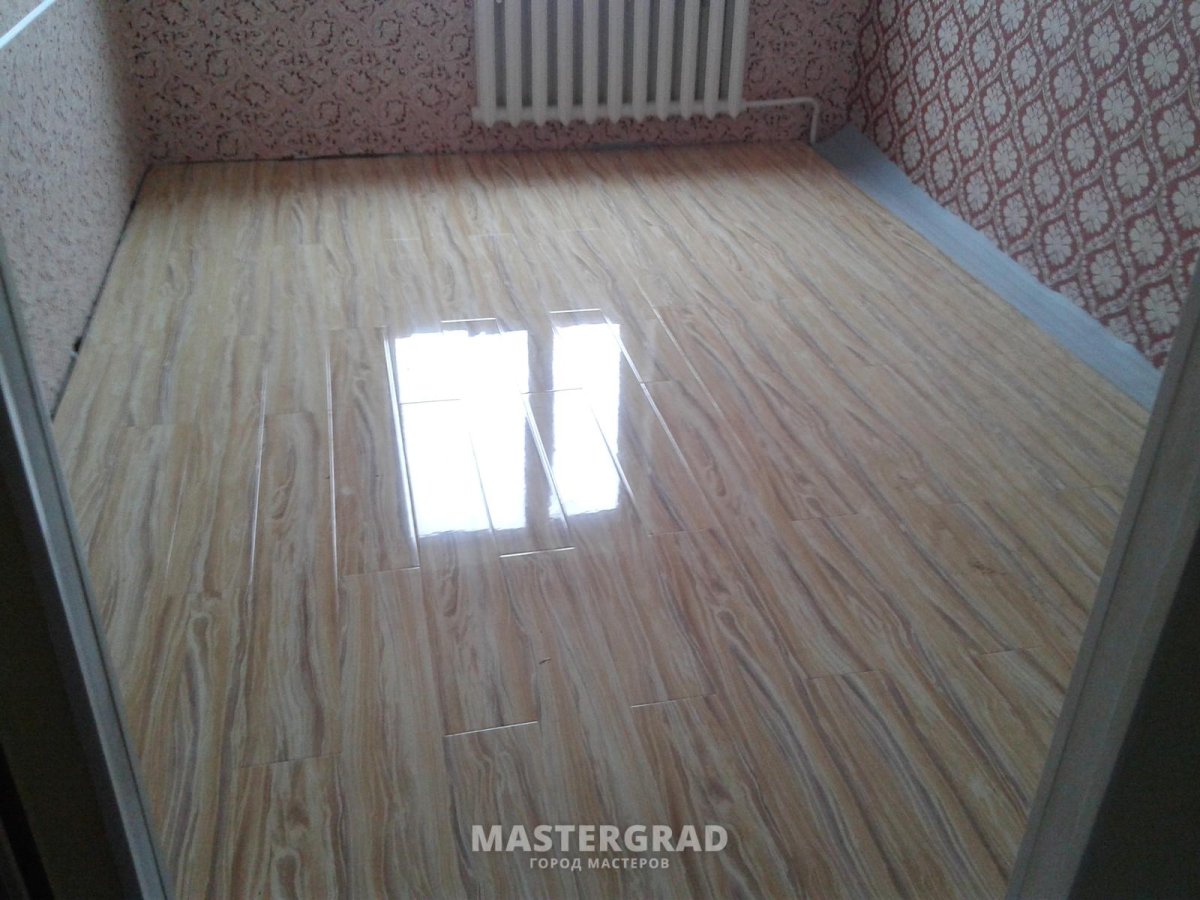 Укладка ламината поперек