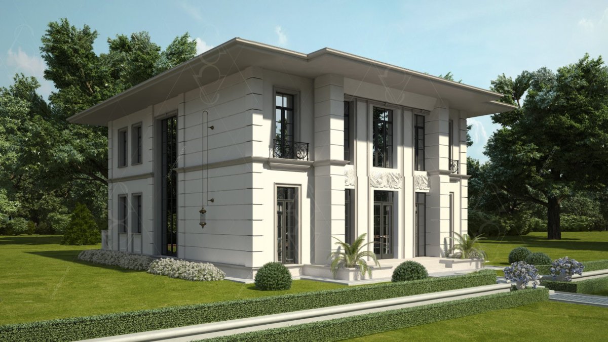 Двухэтажный дом d068