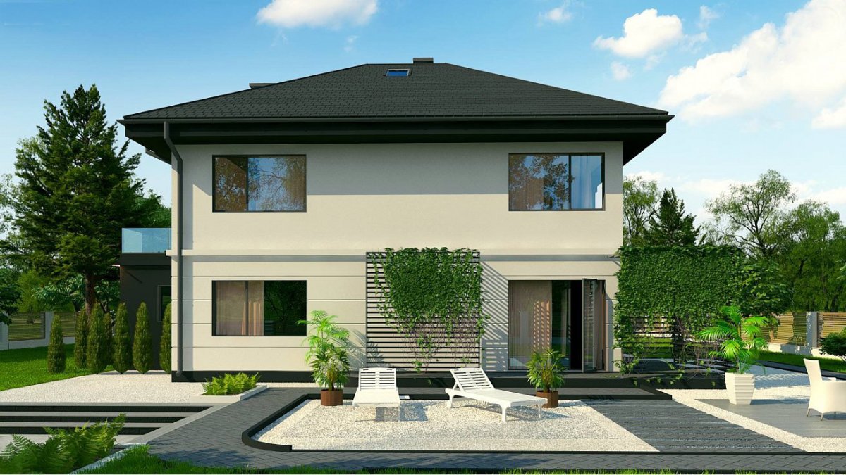 2х этажный дом с террасой