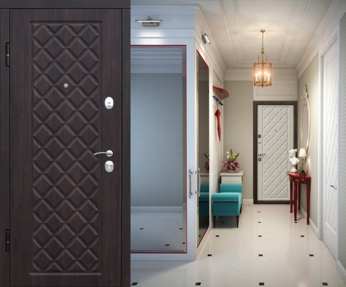 Прихожая в урбанистическом стиле