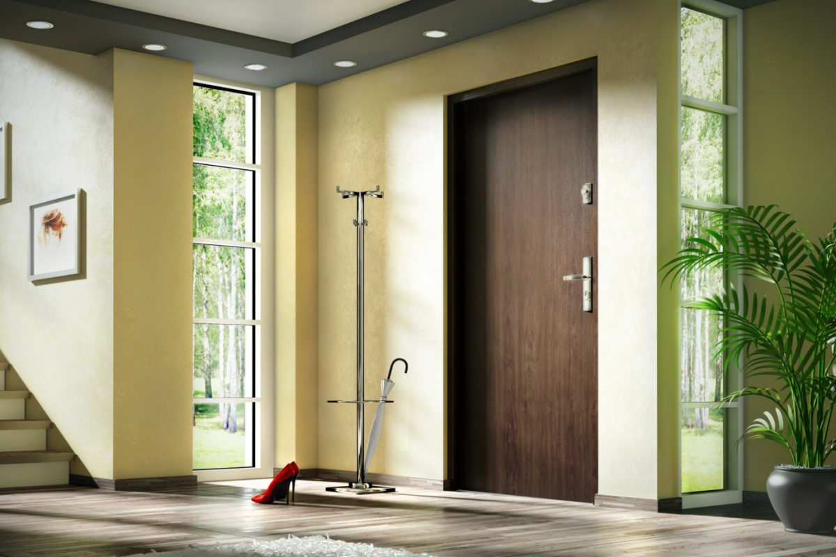 Декор входной двери снаружи