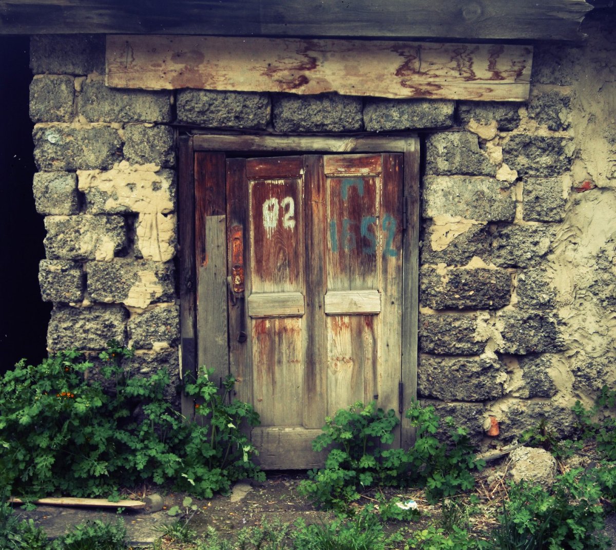 Советская деревянная дверь