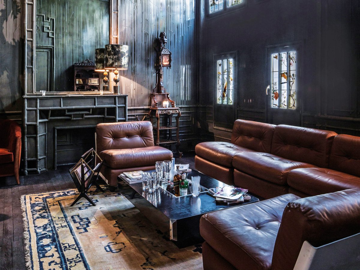 Викторианская Готика интерьер темный