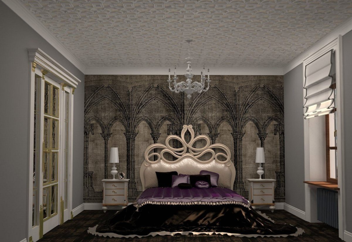 Гостиная в готическом стиле