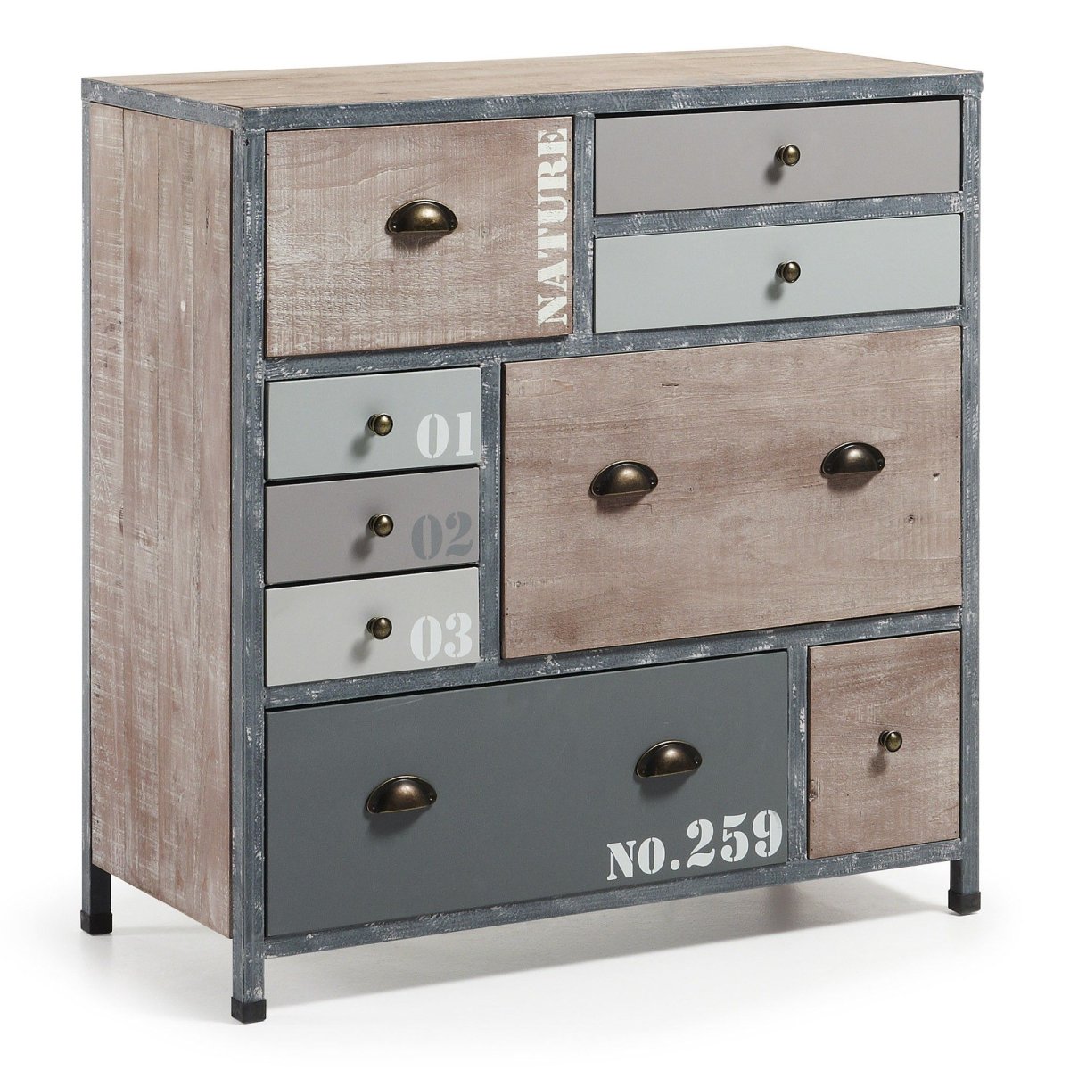 Комод Тоскана белый глянец хофф