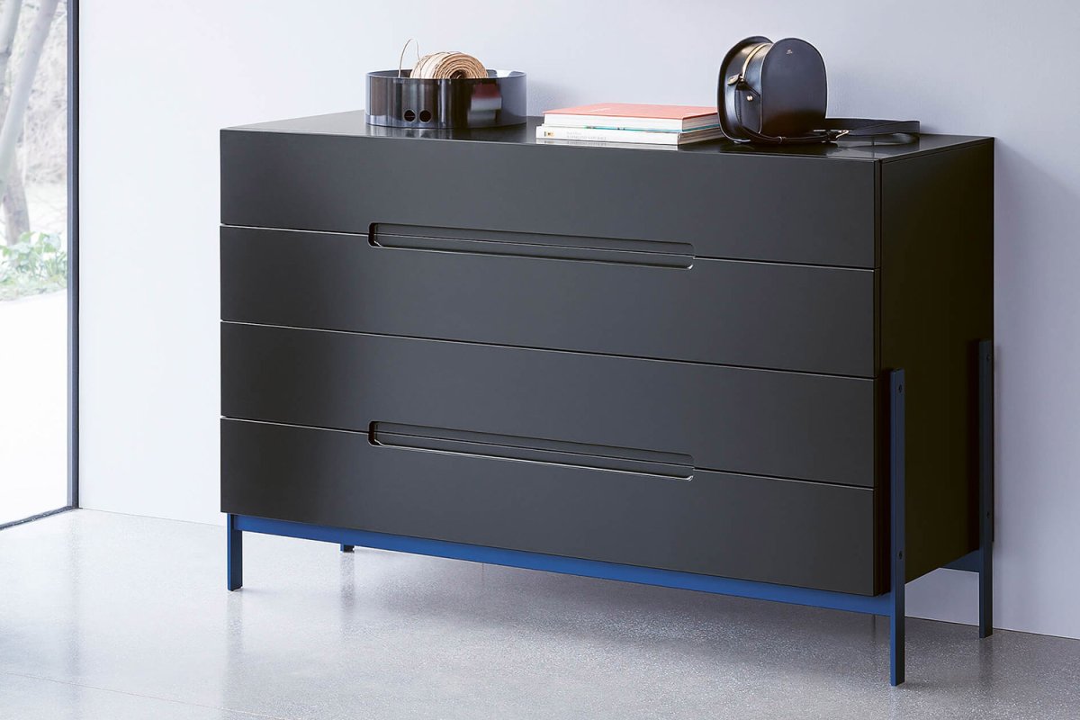 Комод икеа ХЕМНЭС серый