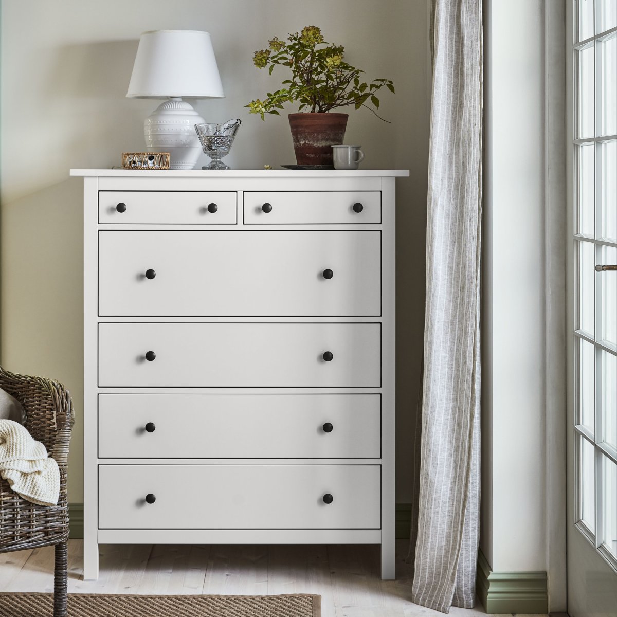 Комод в стиле лофт Irvine Industrial Metal Rust Chest of Drawers артикул 10.370-2