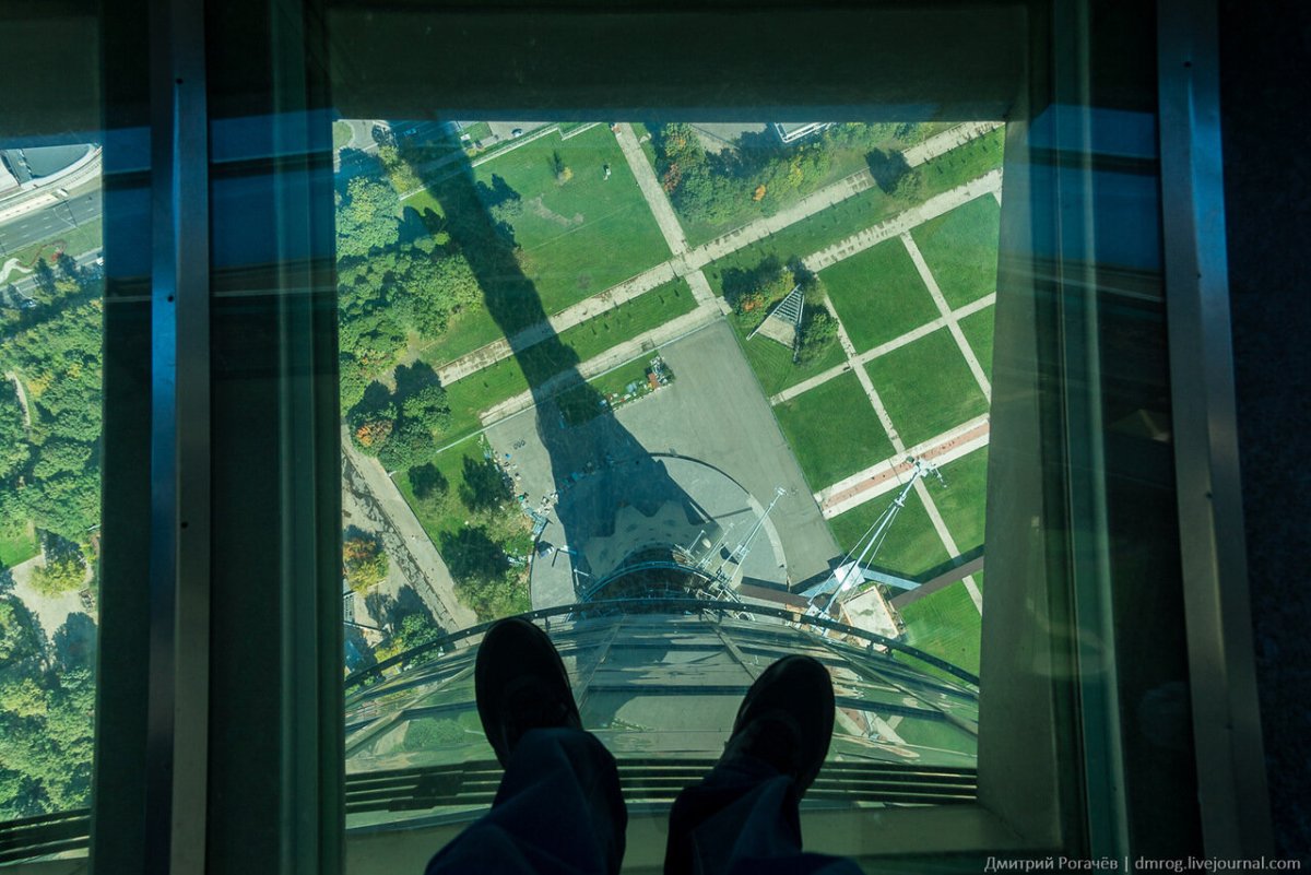 Останкинская башня стеклянный пол