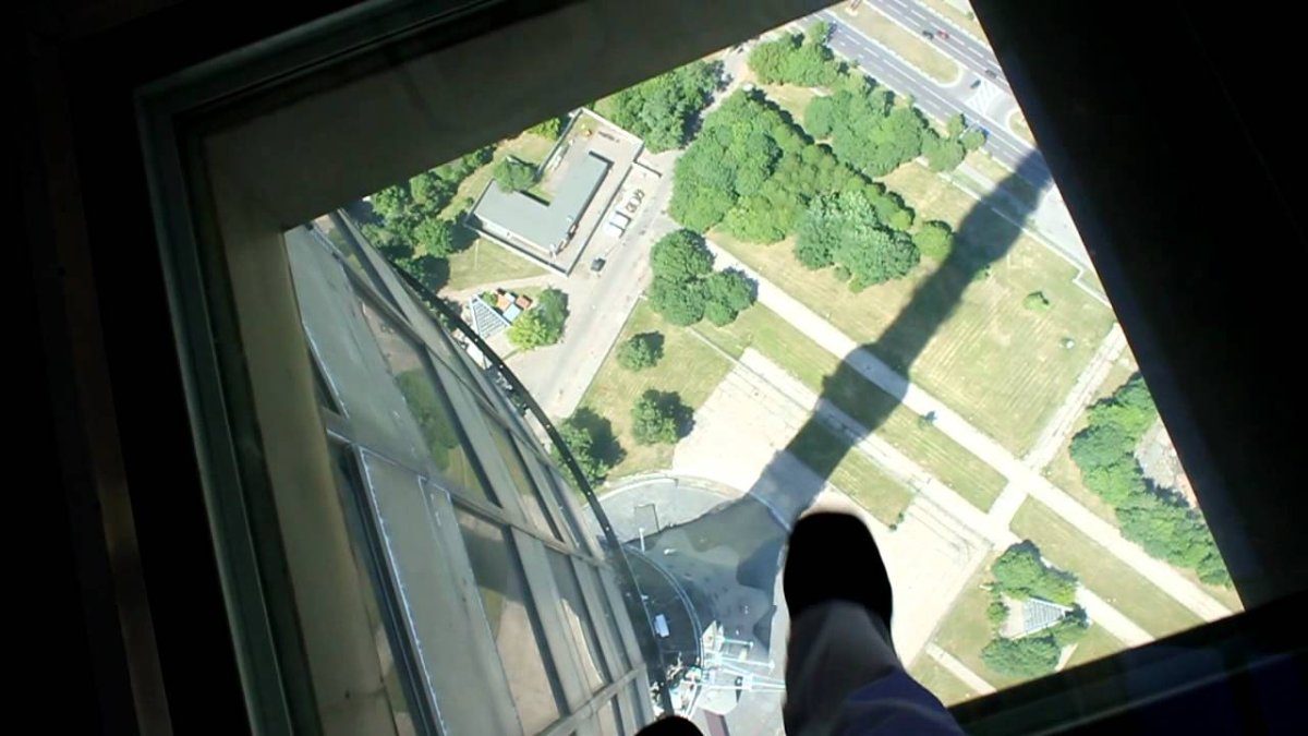 Останкинская телебашня прозрачный пол