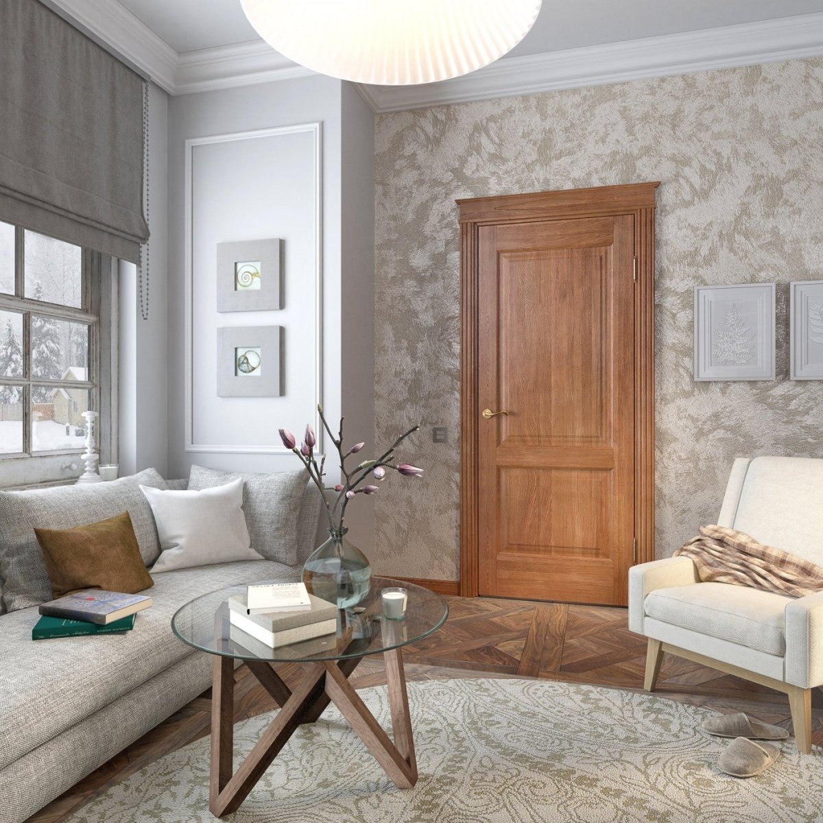 Волховец двери Тоскана в интерьере