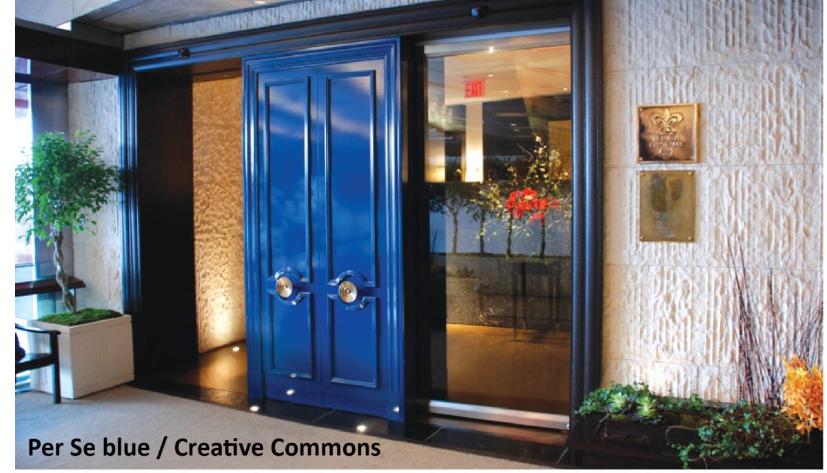 Дверь в ресторан