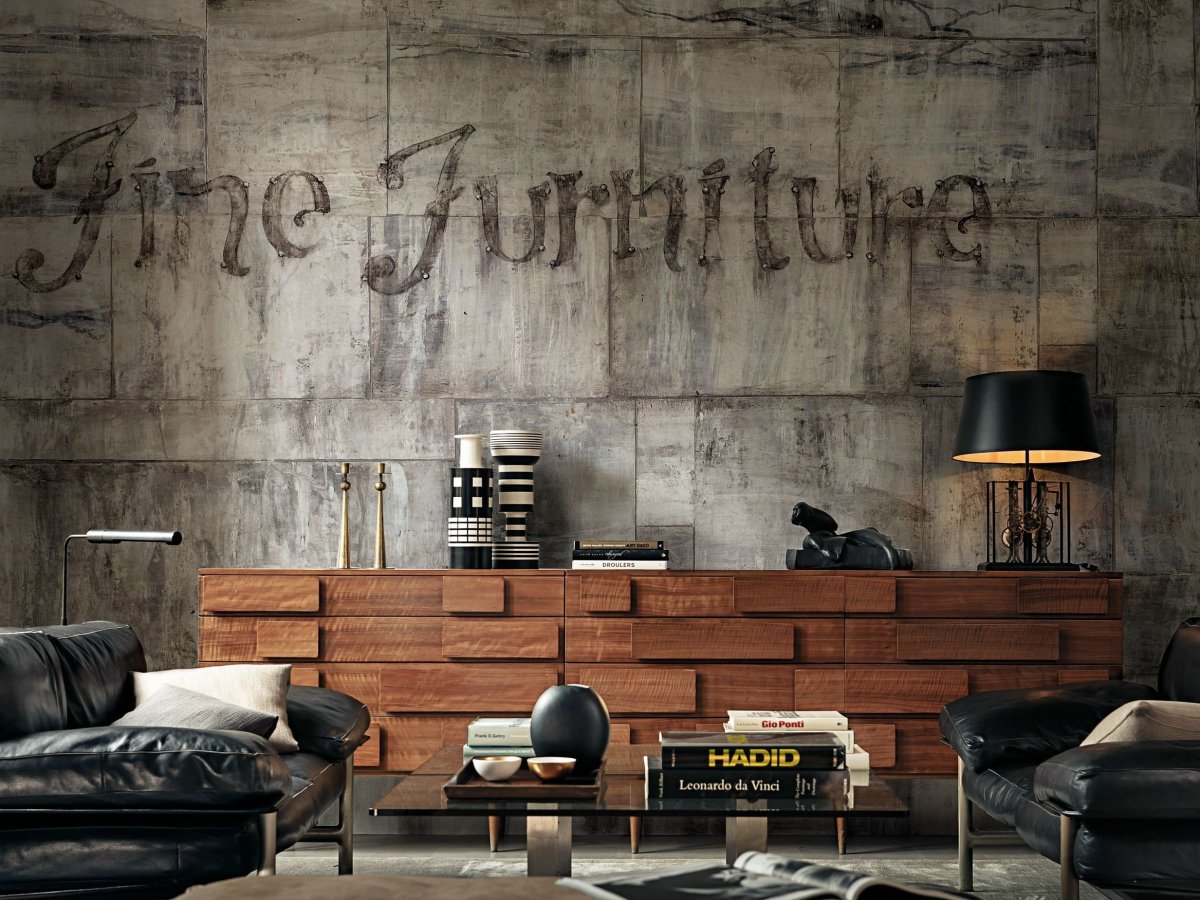 Стены в стиле лофт