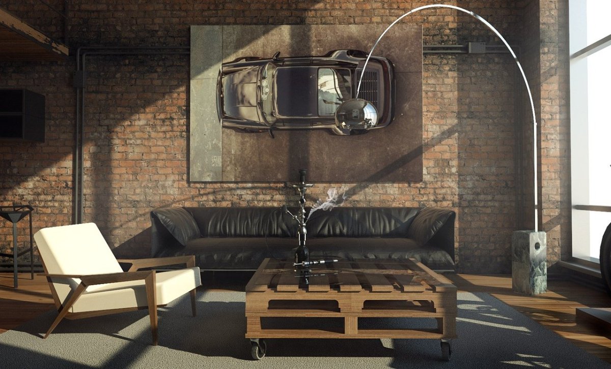 Предметы интерьера в стиле лофт