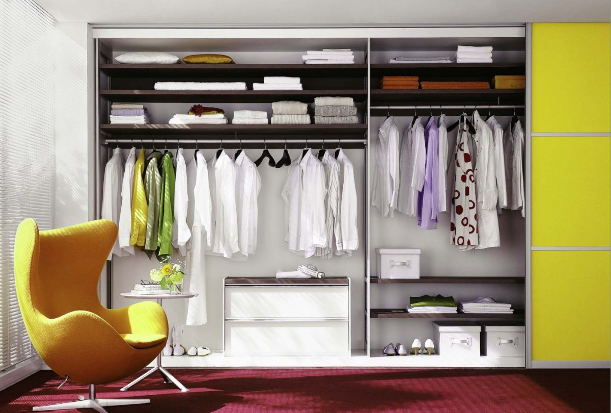 Угловой шкаф купе наполнение