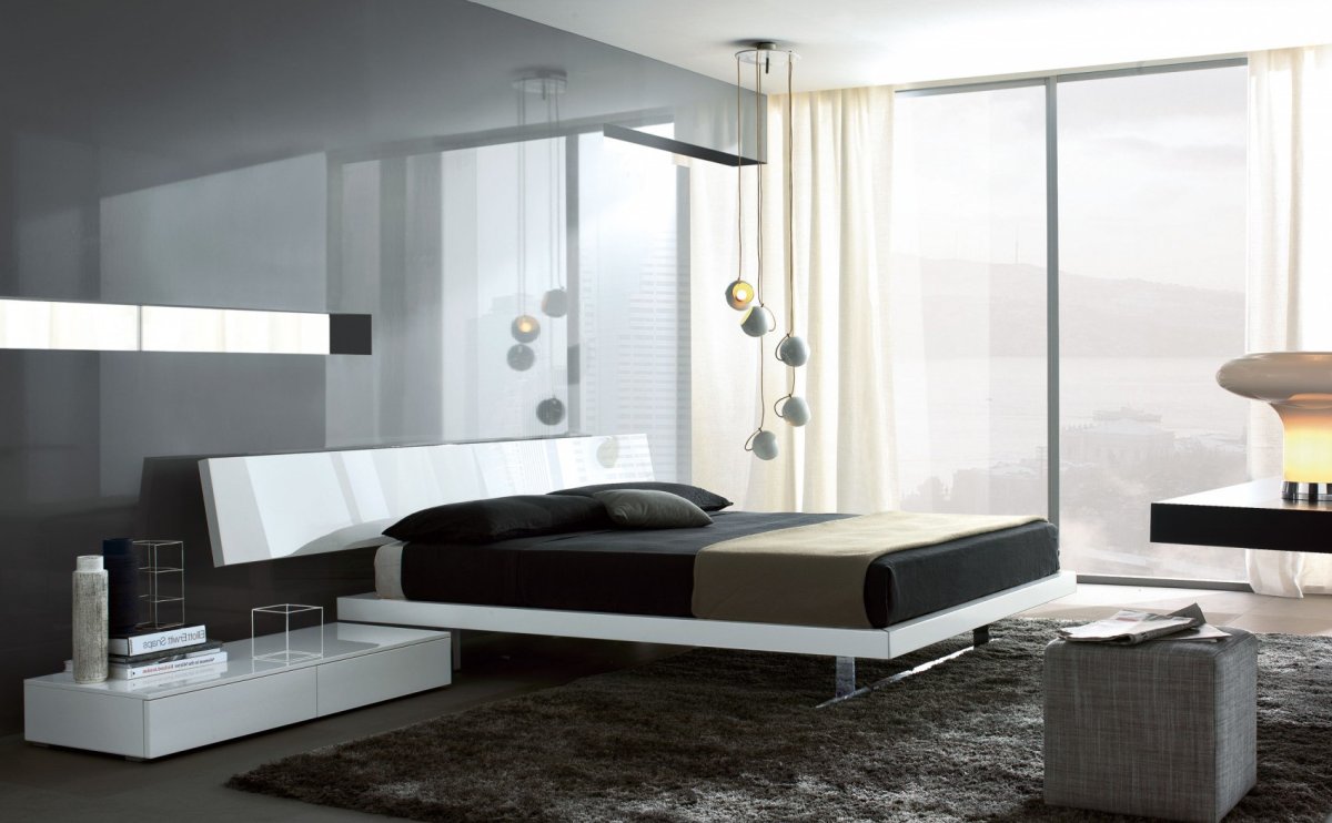 Спальни в стиле Минимализм и хайтек