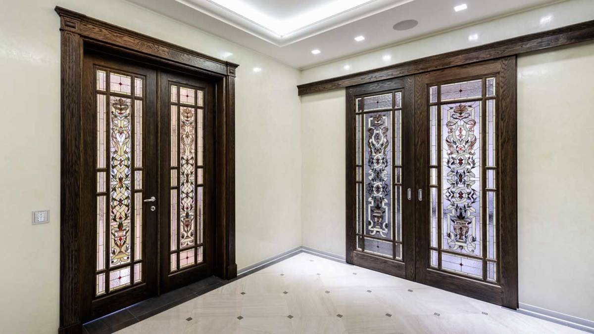 Двери с фрамугами Siena hf2