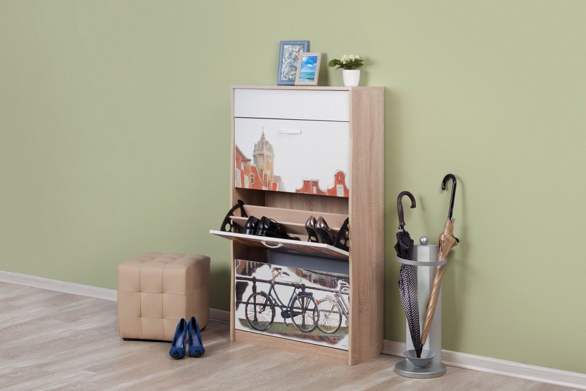 Обувница в интерьере