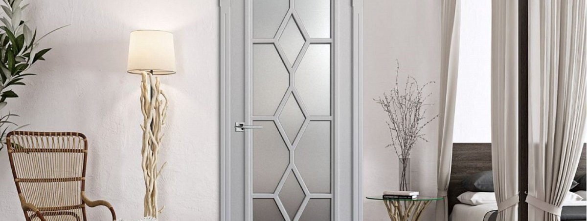 Раздвижные двери белые