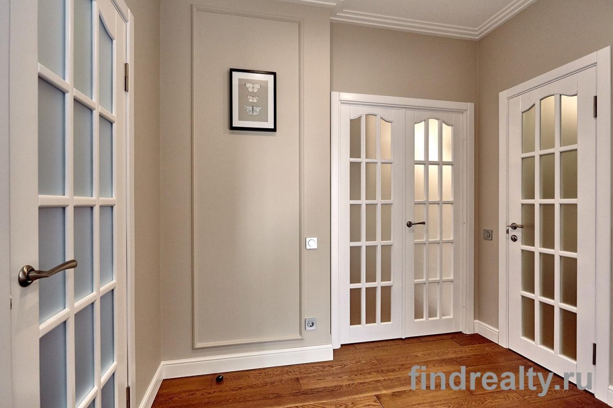 Распашные двери в интерьере