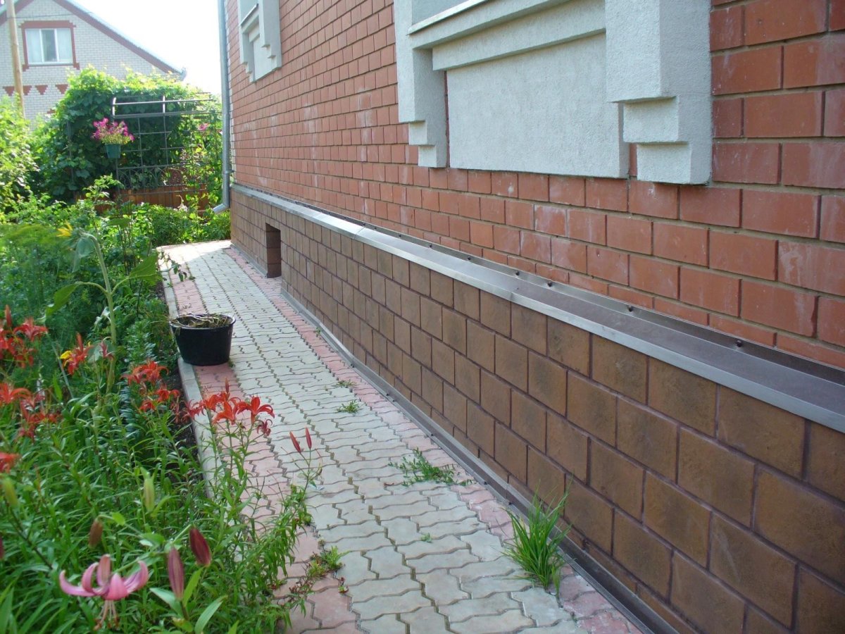 Клинкерная плитка для фундамента