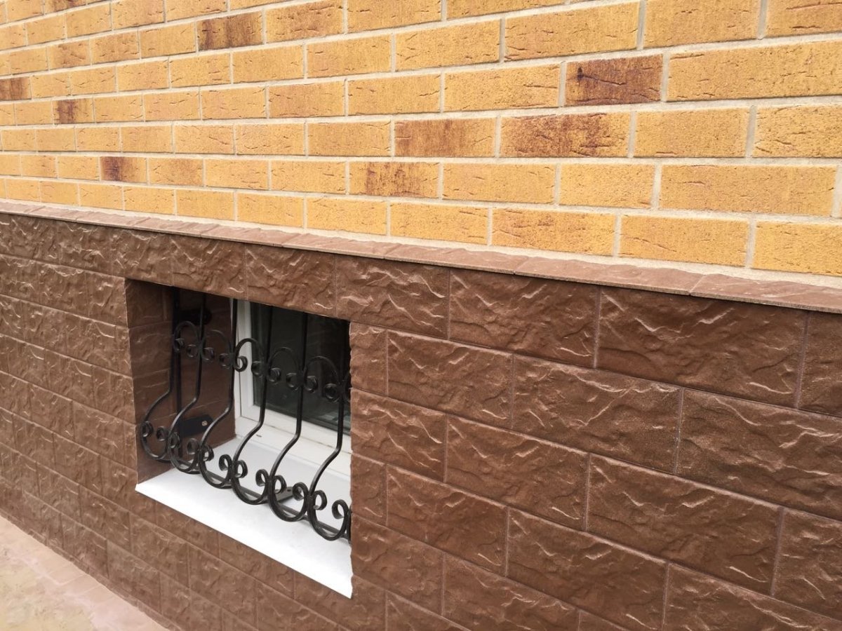 Облицовка цоколя плиткой