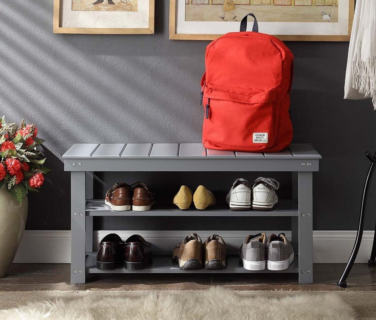 Обувная полка в прихожую