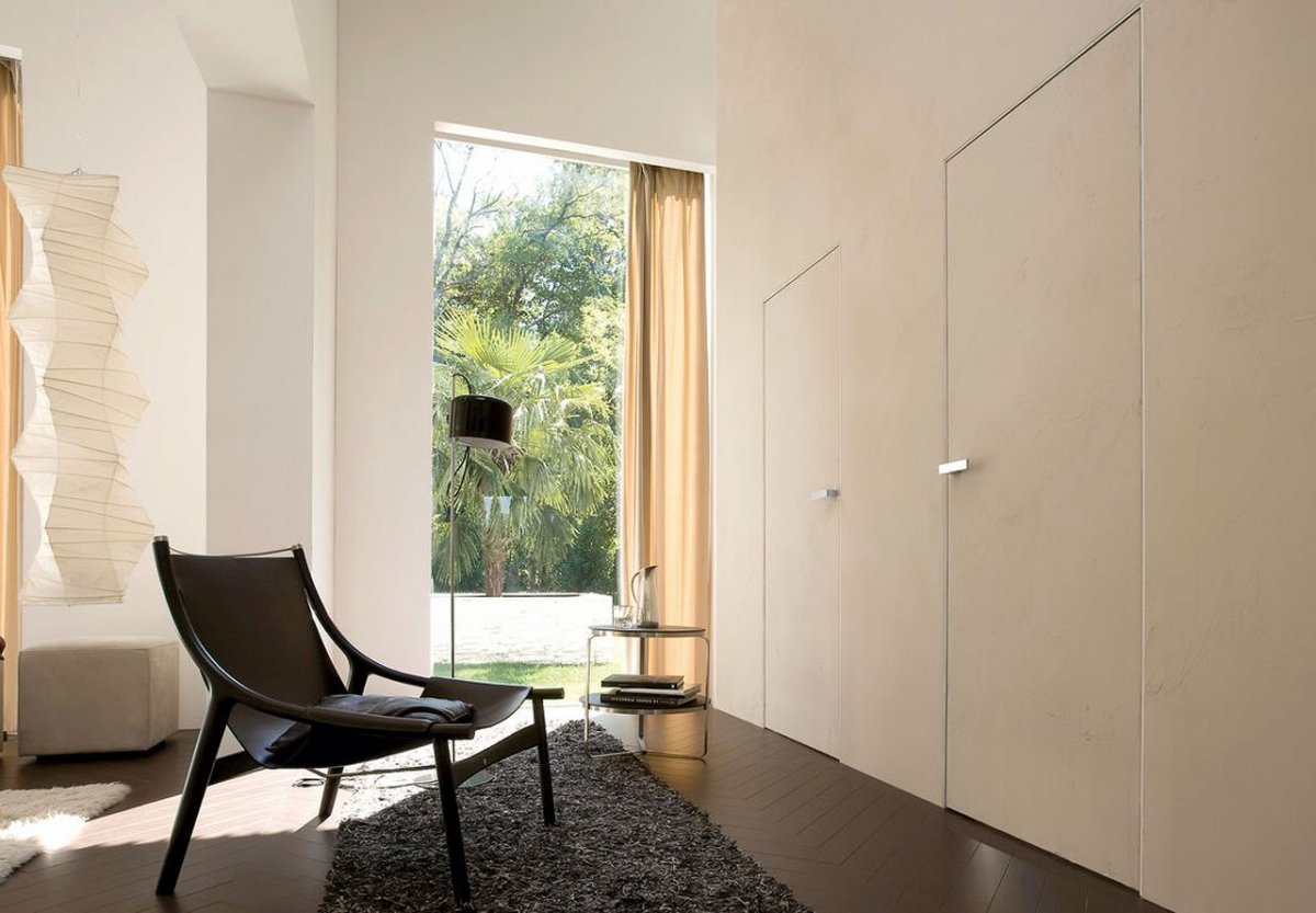 Скрытые двери межкомнатные профиль Дорс