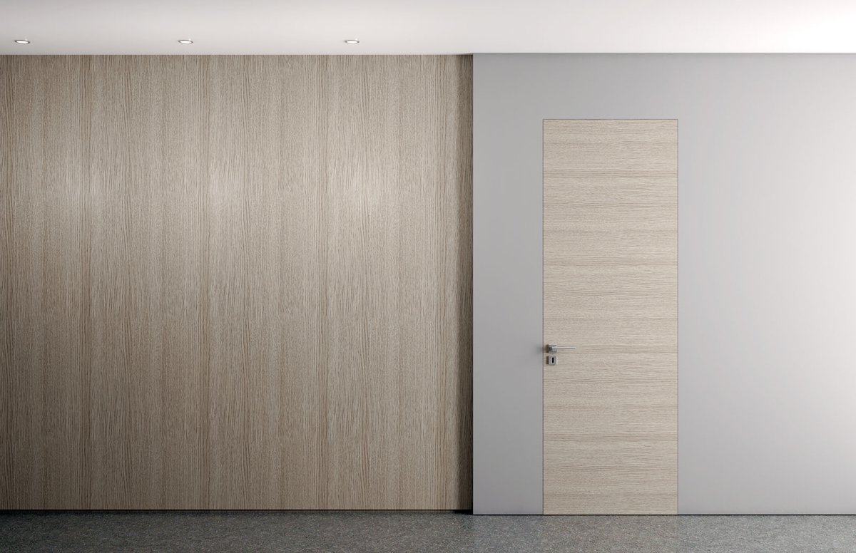 Скрытые двери Инвизибл с зеркалом