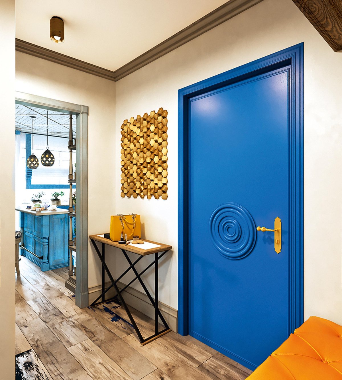 Разноцветные двери