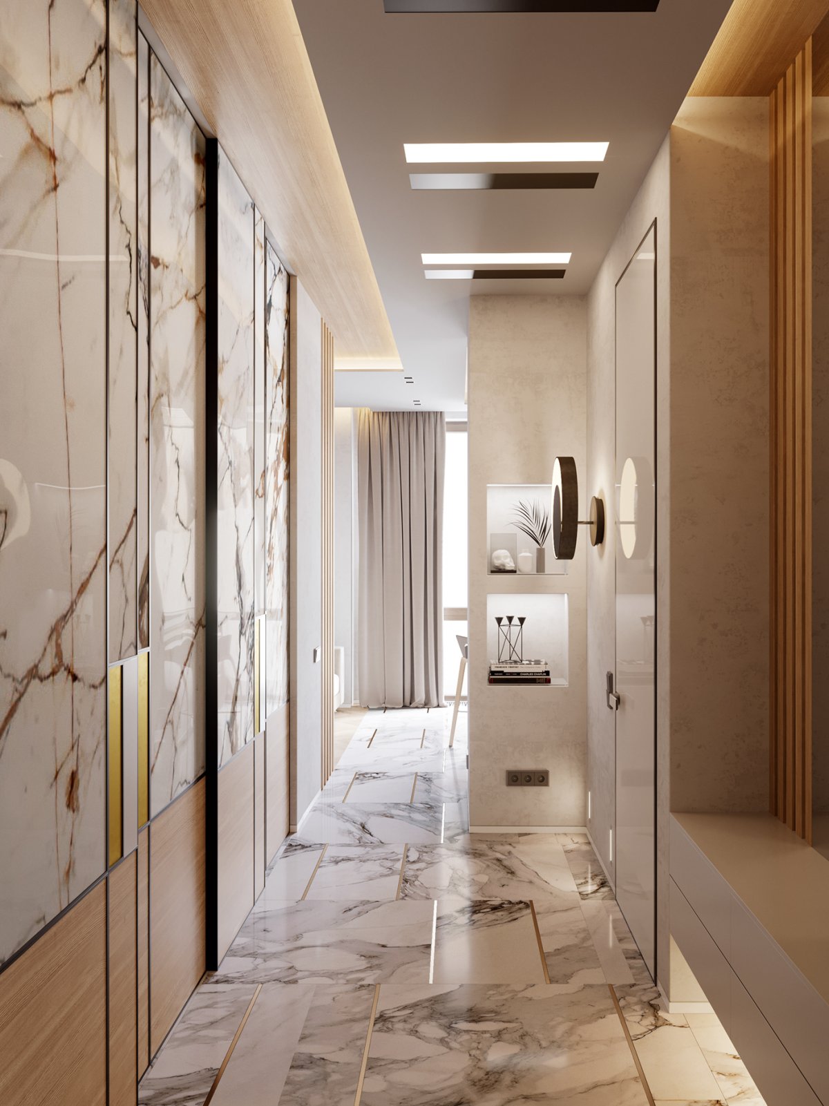 Светлая прихожая 5 кв метров