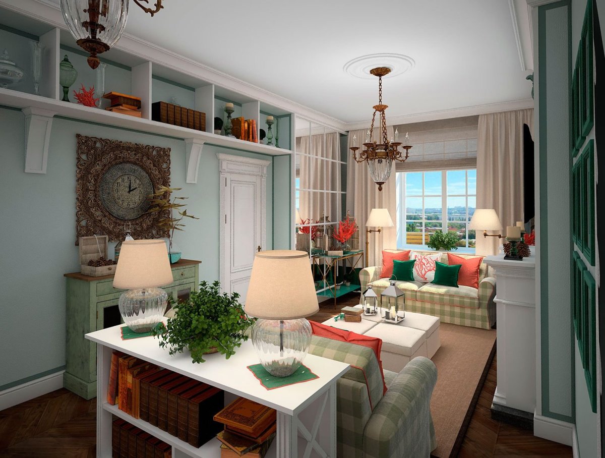 Квартира 34кв в стиле Прованс