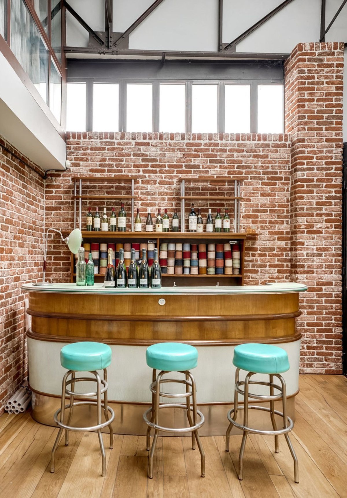 Барная стойка в стиле лофт