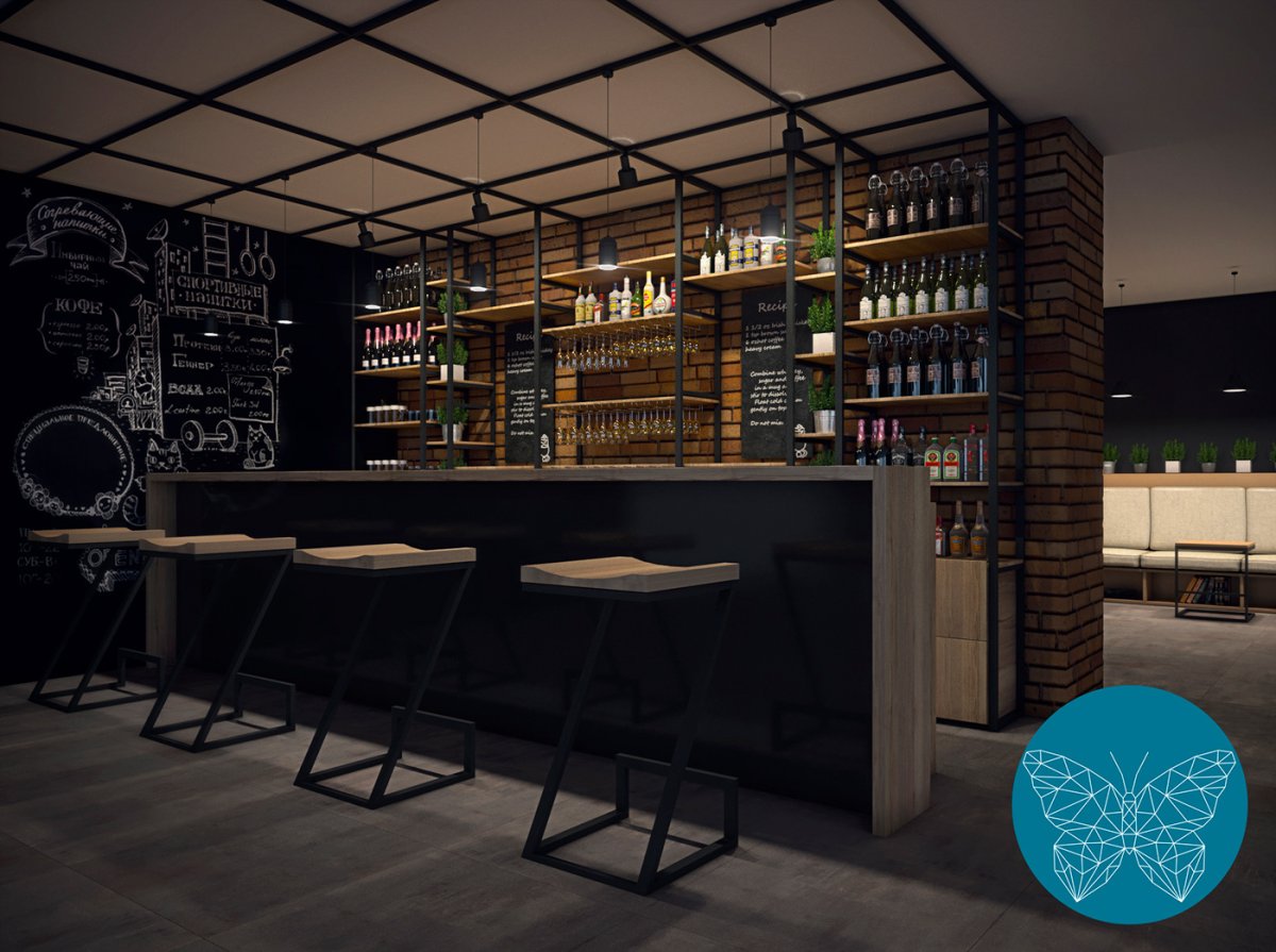 Барная стойка лофт