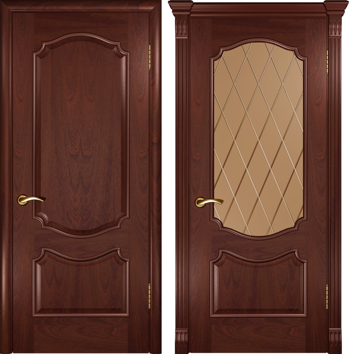 Сосновые двери в интерьере