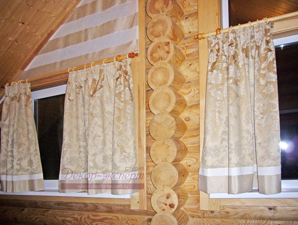 Шторы в сауну