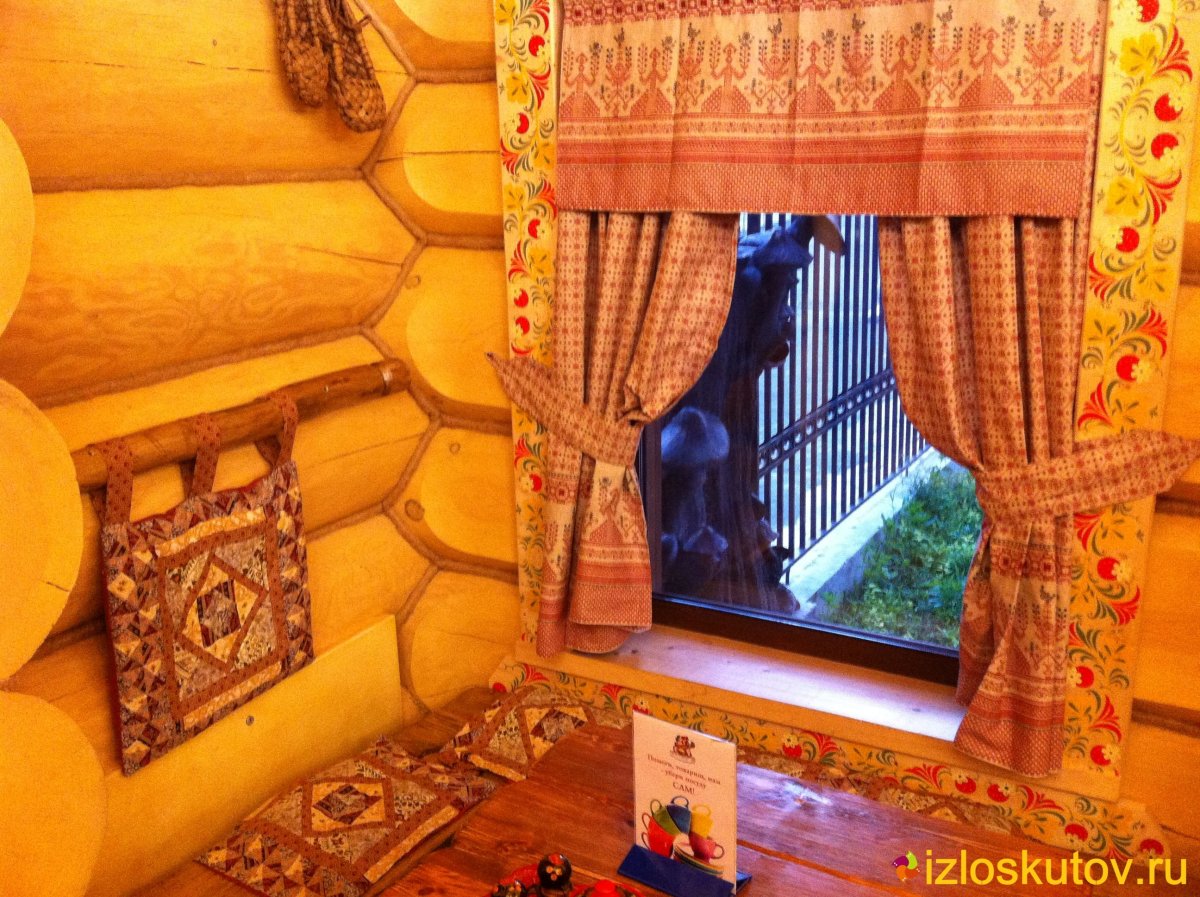 Шторы в русском народном стиле