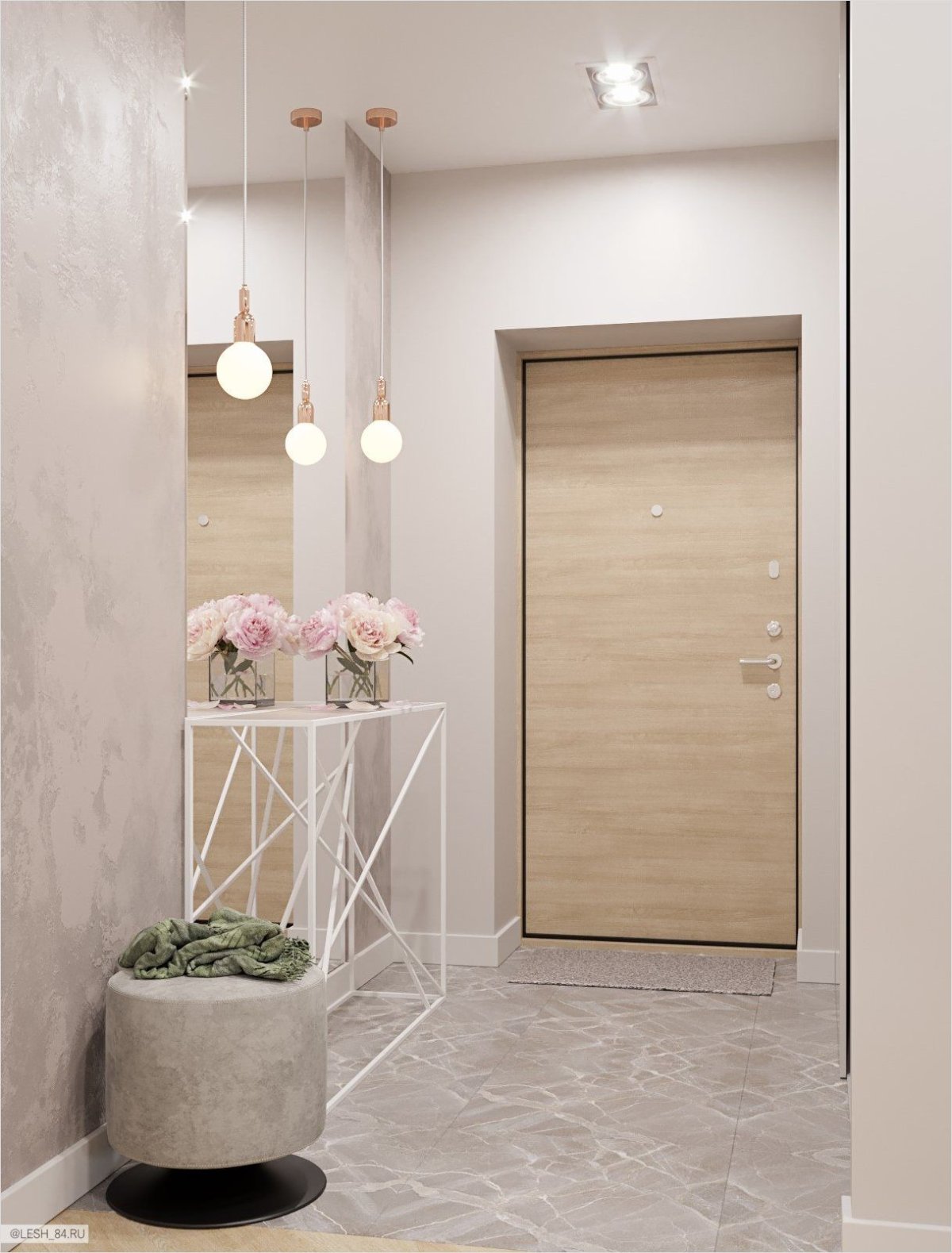 Светлые двери в интерьере