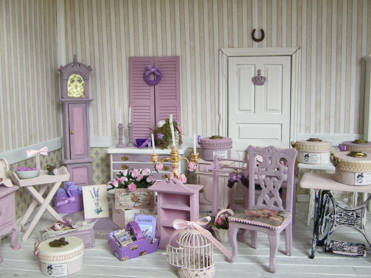 Кукольная миниатюра в стиле Прованс