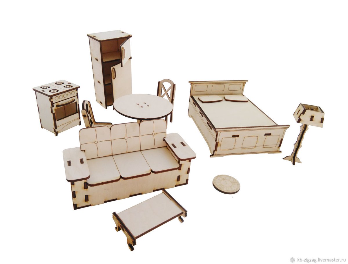 Конструктор "мебель для кукол" к-01-24