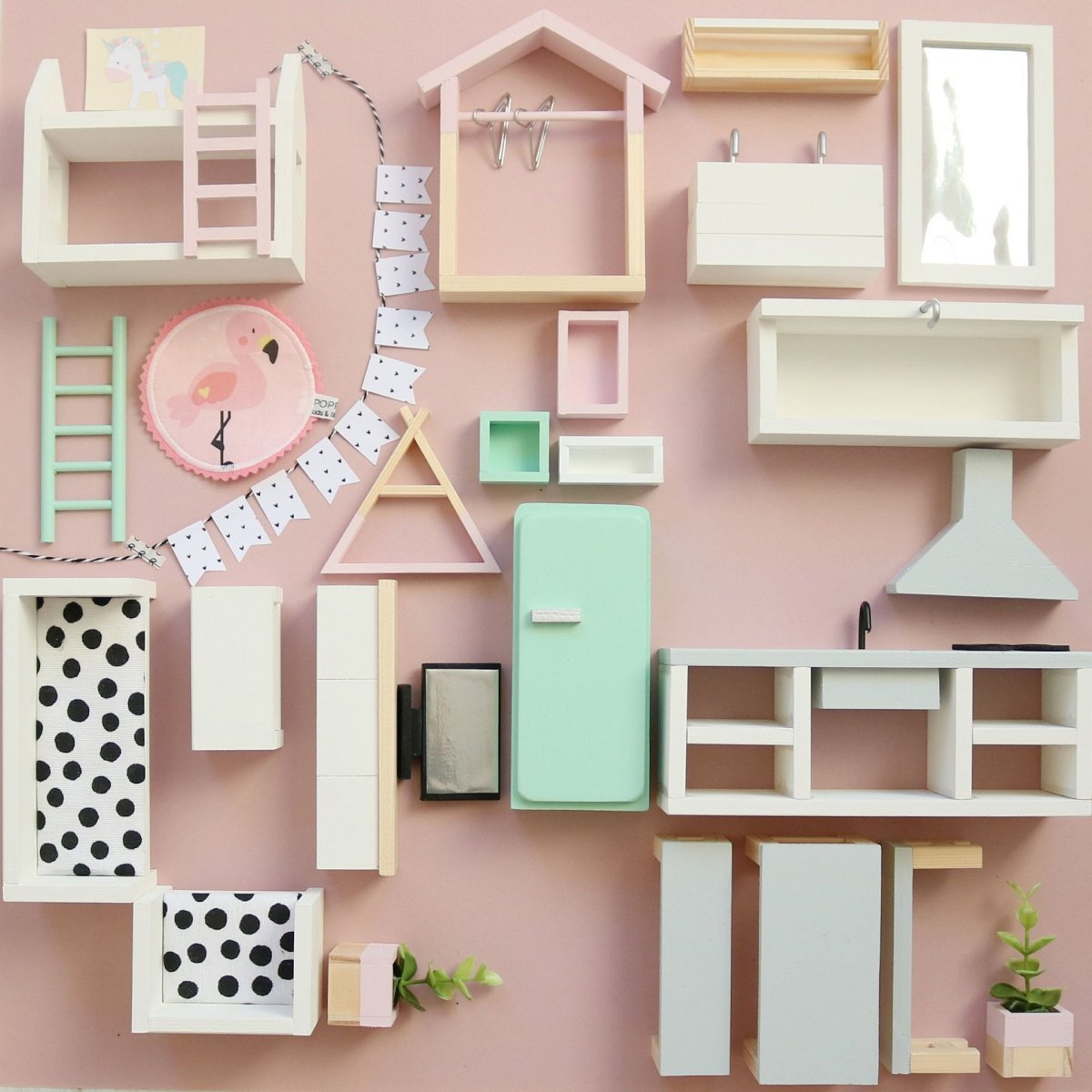 Кукольный домик на рабочий стол